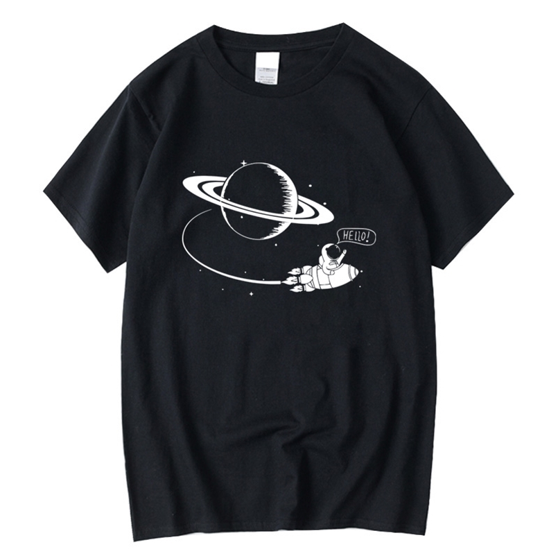 XIN YI Men's t-shirt High quality 100% cotton short slleve Funny spaceman print Cool loose men tshirt o-neck male tee 210707, White
XIN YI Men's t-shirt High quality 100% cotton short slleve Funny spaceman print Cool loose men tshirt o-neck male tee 210707, White
