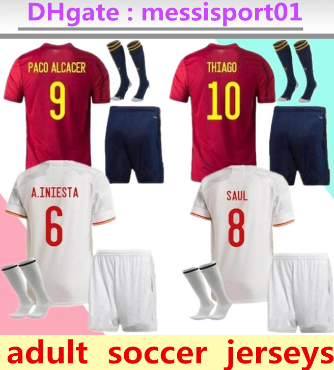 2021 Spain Soccer Jersey adult set 20/21/22 home away ASENSIO MORATA ISCO INIESTA SAUL men kit Sports Football shirt, Black;yellow
2021 Spain Soccer Jersey adult set 20/21/22 home away ASENSIO MORATA ISCO INIESTA SAUL men kit Sports Football shirt, Black;yellow