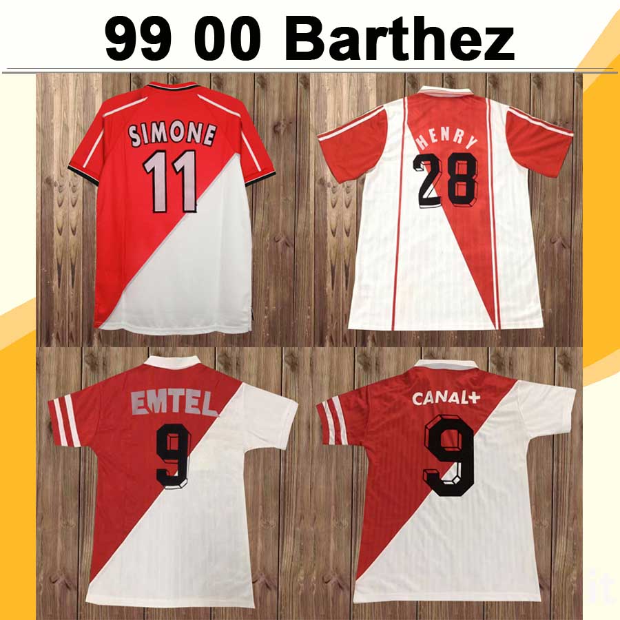 99 00 Monaco Club BARTHEZ Mens Retro Soccer Jerseys EMTEL 87 92 90 91 92 93 94 95 96 Home BEN YEDDER Red White Football Shirt, Fg1374 1977 1982 home
99 00 Monaco Club BARTHEZ Mens Retro Soccer Jerseys EMTEL 87 92 90 91 92 93 94 95 96 Home BEN YEDDER Red White Football Shirt, Fg1374 1977 1982 home