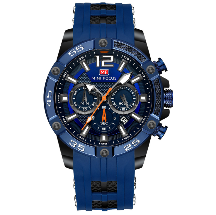 Outdoor MINI FOCUS Multifunction Luminous Dial Quartz Mens Watches Watch Fashion Sport Silicone Band Wristwatches With Working Subdials, No send watch for shipping
Outdoor MINI FOCUS Multifunction Luminous Dial Quartz Mens Watches Watch Fashion Sport Silicone Band Wristwatches With Working Subdials, No send watch for shipping
