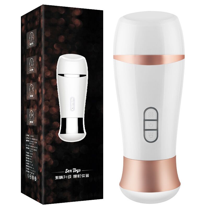 Jouets de la machine Sex pour hommes Érotique Masturbator Cup Tasse réaliste de la langue avec la bouche vagin Poche Pussy Fellation Vibromasseur