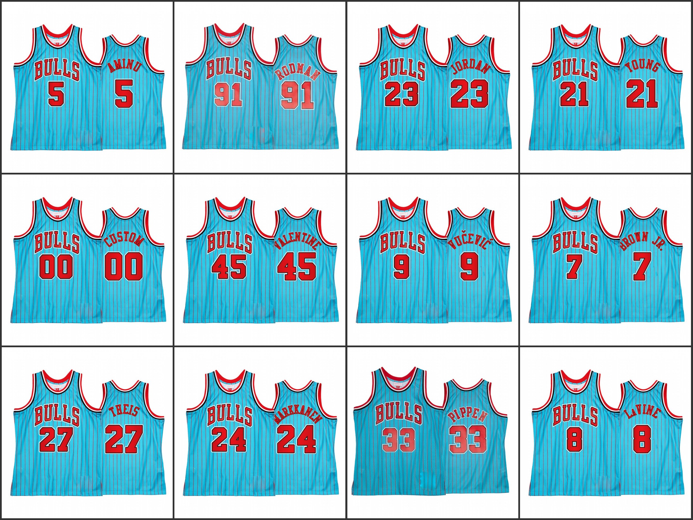 Men ChicagoBullsDennis Rodman Scottie Pippen Michael Jor dan Zach LaVine Troy Brown Jr. Custom Reload 2.0 Jersey Blue, Black
Men ChicagoBullsDennis Rodman Scottie Pippen Michael Jor dan Zach LaVine Troy Brown Jr. Custom Reload 2.0 Jersey Blue, Black