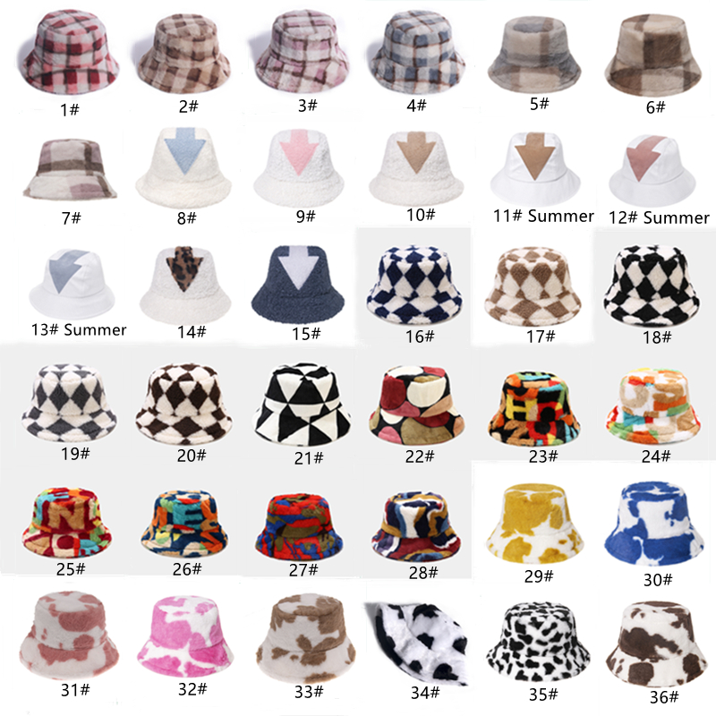 35 Colors Plaid Leopard Printed Winter Plush Bucket Hat for Women Fuzzy Baseball Caps Casual Warm Faux Fur Fisherman Hats Soft Beanies Cap Christams New Year 2021, Remark colors
35 Colors Plaid Leopard Printed Winter Plush Bucket Hat for Women Fuzzy Baseball Caps Casual Warm Faux Fur Fisherman Hats Soft Beanies Cap Christams New Year 2021, Remark colors