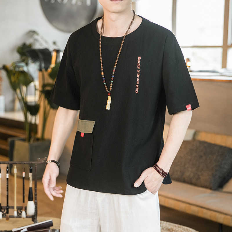 Short Sleeve T Shirt Men Summer Loose Tshirt Top Tees HIP HOP PUNK ROCK Fashion Clothes Plus Size M-4XL 5XL O NECK 210629