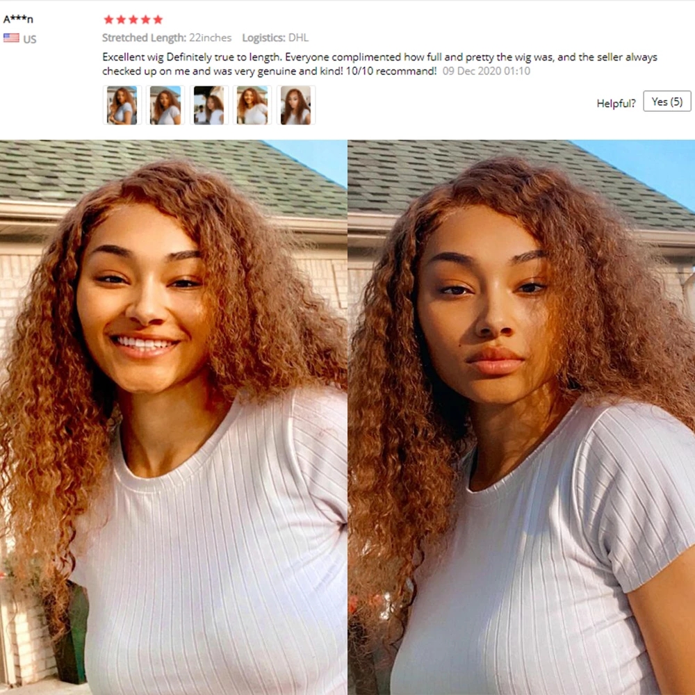 Free shipping Brown/ Blonde Afro Kinky Curly Mongolian Hair 180 Density 13X4 Synthetic Lace Frontal Wig For Black Women