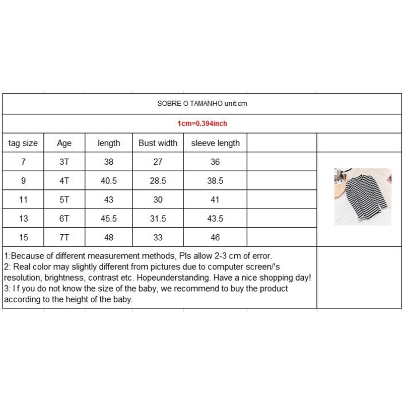 Gooporson Toddler Girl Tops Fall Little Girls Undershirt Stripes Long Sleeve Shirt Children Clothes Autumn Bottoming 210508