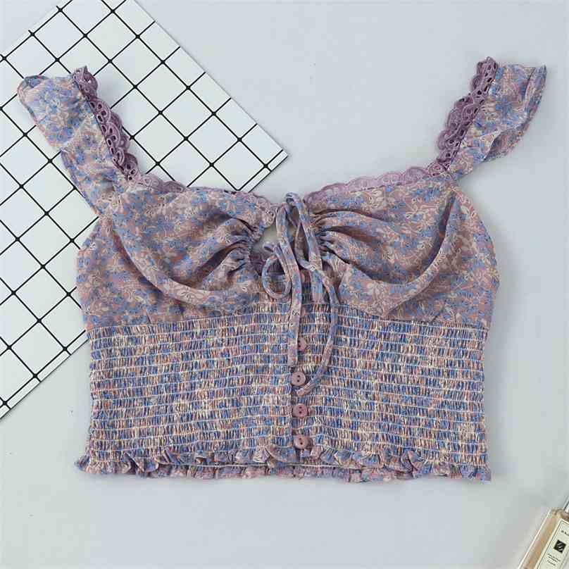 women floral print shirred camis tops ruffle square neck bow cropped shirt camisole summer crop top 210520, Lavender
women floral print shirred camis tops ruffle square neck bow cropped shirt camisole summer crop top 210520, Lavender