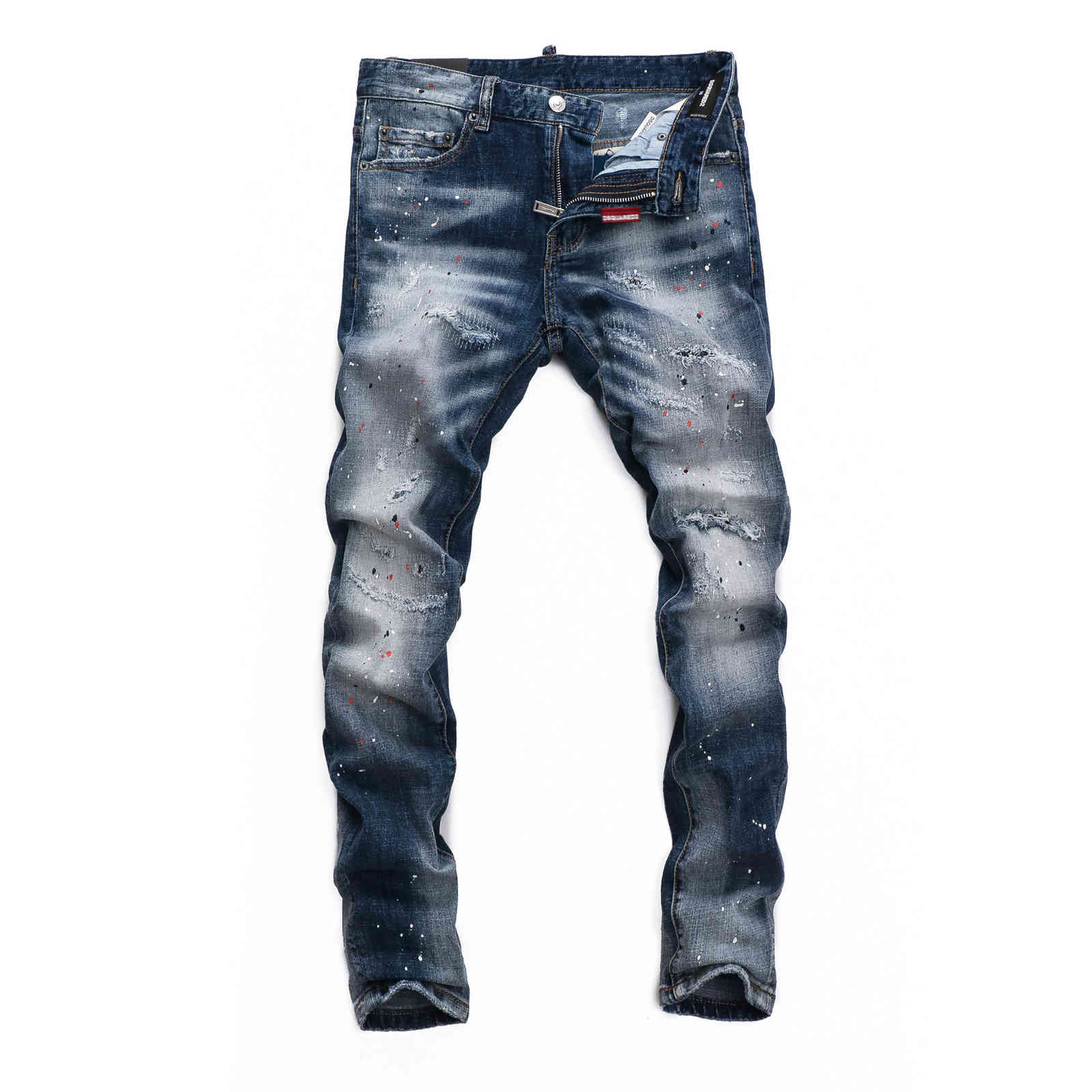 Jeans Dsq Amir Amiry Autumn and Winter Water Wash Hole Small Foot Tight Nightclub Fashion Boutique Pants Men, Blue
Jeans Dsq Amir Amiry Autumn and Winter Water Wash Hole Small Foot Tight Nightclub Fashion Boutique Pants Men, Blue