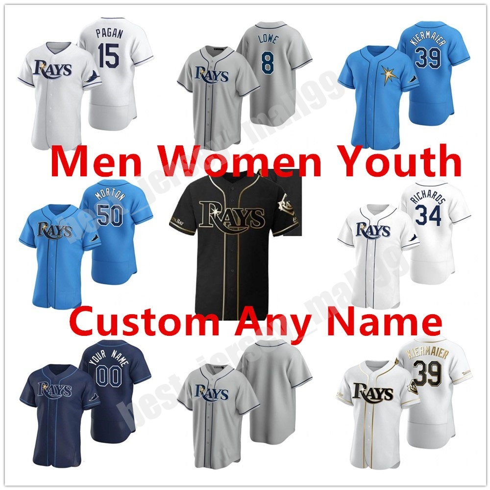 Custom 2021 Tampa Bay Men Women Youth Kids Baseball jerseys World Series Wade Boggs Rays Evan Longoria Blake Snell Nick Bitsko Austin Meadow, Blue;black
Custom 2021 Tampa Bay Men Women Youth Kids Baseball jerseys World Series Wade Boggs Rays Evan Longoria Blake Snell Nick Bitsko Austin Meadow, Blue;black