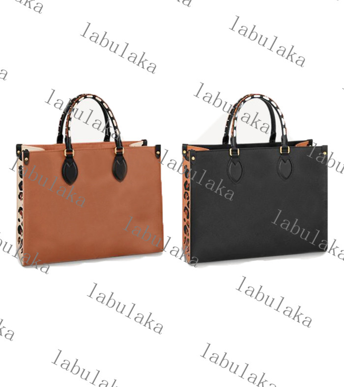 M58521 M58522 Designer Women ONTHEGO MM shopping Bag braided cowhide leather Wild at Heart leopard-print luxury Handbag Purse Tote Shoulderbag Crossbody Clutch
M58521 M58522 Designer Women ONTHEGO MM shopping Bag braided cowhide leather Wild at Heart leopard-print luxury Handbag Purse Tote Shoulderbag Crossbody Clutch