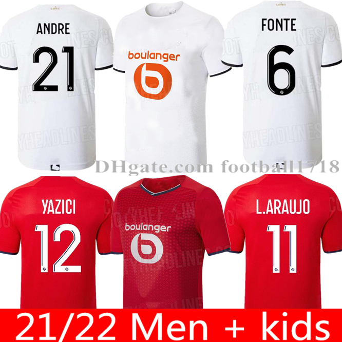21 22 LOSC Lille soccer jerseys DAVID FONTE BURAK BAMBA YAZICI football shirts 2021 2022 Lille JIKONE R.SANCHES T.WEAH L.ARAUJO maillots men Kids Kit, 13
21 22 LOSC Lille soccer jerseys DAVID FONTE BURAK BAMBA YAZICI football shirts 2021 2022 Lille JIKONE R.SANCHES T.WEAH L.ARAUJO maillots men Kids Kit, 13