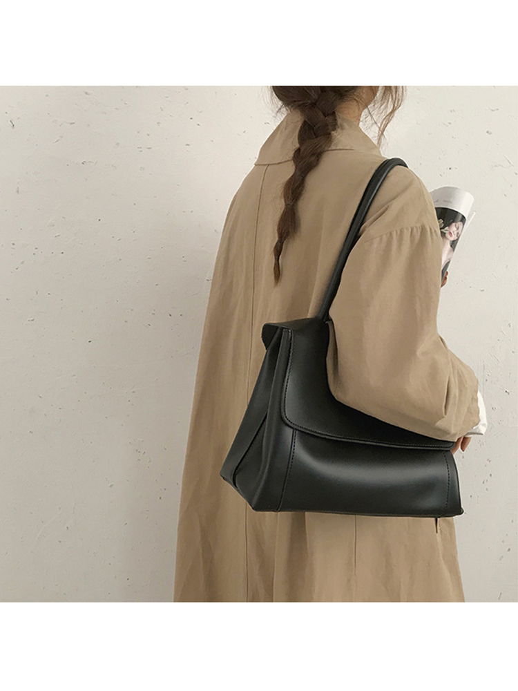 Brown Bag Female Large-capacity Simple Tote Bags Fashion Underarm Briefcase Hobo Designer High-end Korean Shoulder Purse s