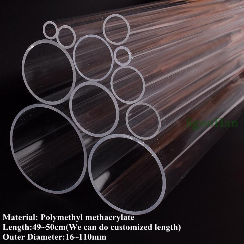 Watering Equipments 2pcs O.D 16~110mm Clear Plexiglass Acrylic Aquarium Fish Tank Tube Home DIY Filter Accessories Water PMMA Pipe 50cm Long, Outer dia 16mm
Watering Equipments 2pcs O.D 16~110mm Clear Plexiglass Acrylic Aquarium Fish Tank Tube Home DIY Filter Accessories Water PMMA Pipe 50cm Long, Outer dia 16mm