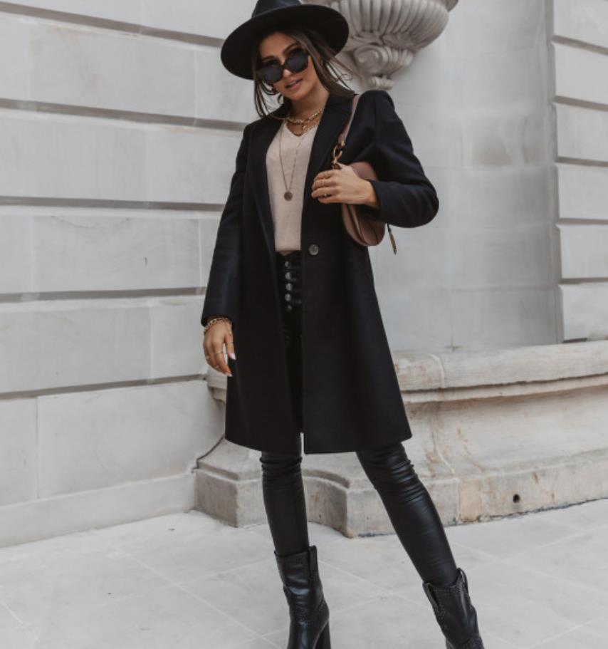 2021 Autumn New Fashion Womens Long Blazers Casual Long Sleeve Lapel Coat England Style Long Sleeve Pocket Coat for Ladies, Black;brown
2021 Autumn New Fashion Womens Long Blazers Casual Long Sleeve Lapel Coat England Style Long Sleeve Pocket Coat for Ladies, Black;brown