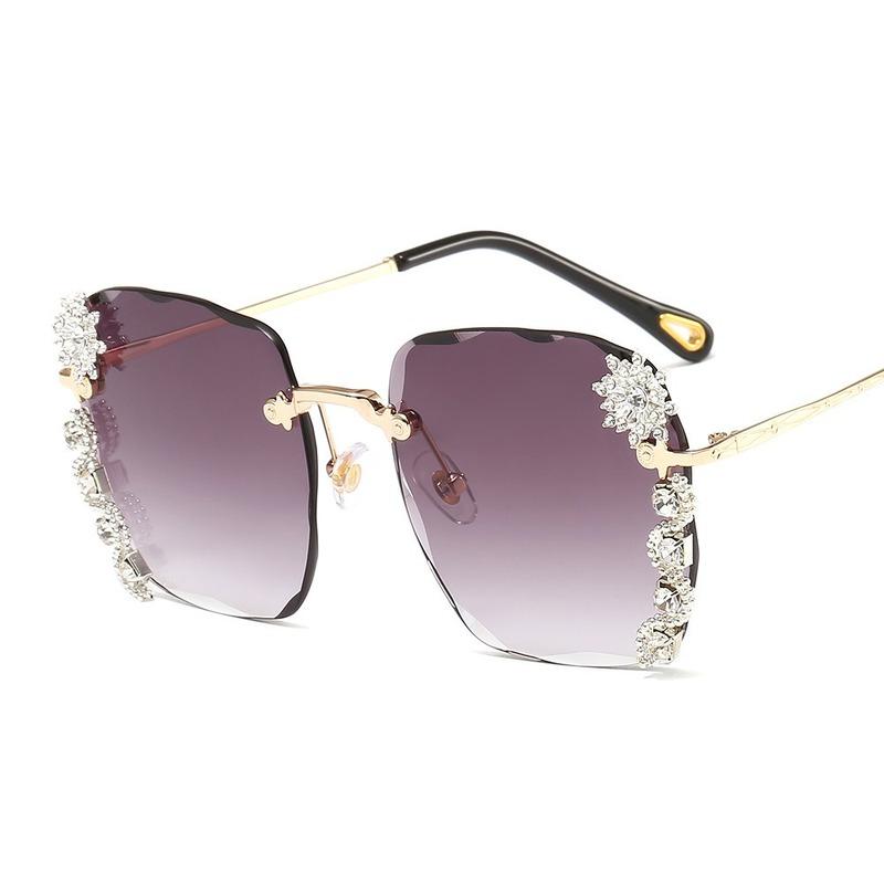 Sunglasses Fashion Woman's Rimless 2021 Luxury Rhinestone Sun Glasses Vintage Shades For Female Holiday Eyeglasses Eyewear
Sunglasses Fashion Woman's Rimless 2021 Luxury Rhinestone Sun Glasses Vintage Shades For Female Holiday Eyeglasses Eyewear