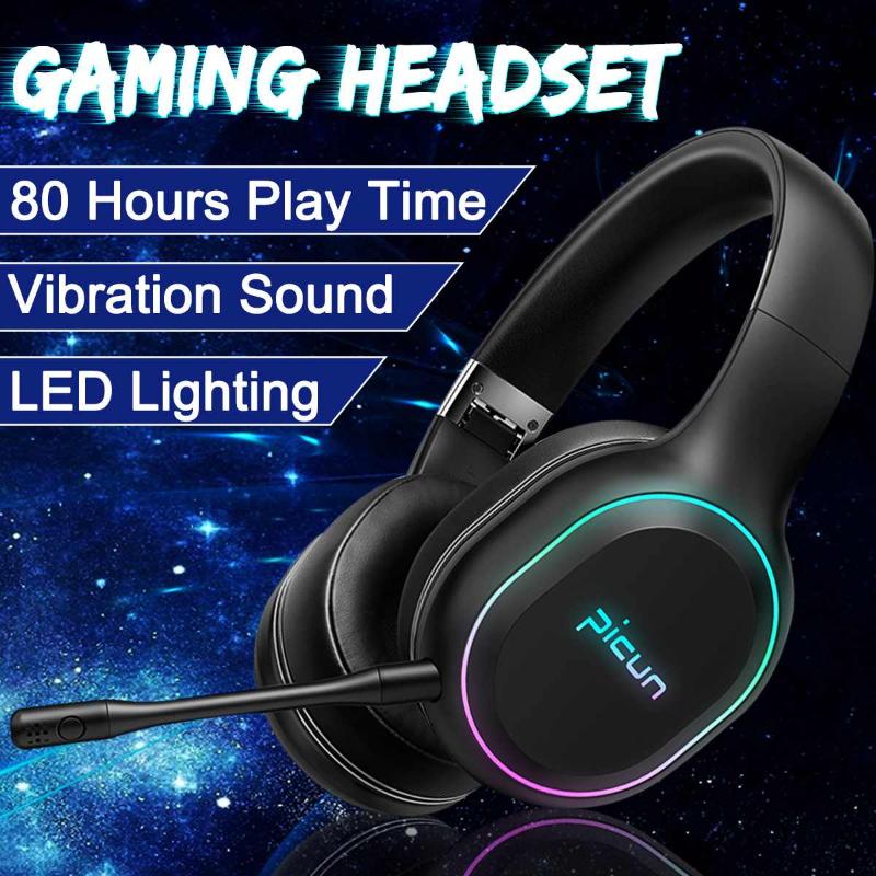 Headphones & Earphones LED Lighting Sports Wireless Bluetooth 4.1 Headphone Player Gaming Music Headset With Mic For PC Mobile Hands Free
Headphones & Earphones LED Lighting Sports Wireless Bluetooth 4.1 Headphone Player Gaming Music Headset With Mic For PC Mobile Hands Free