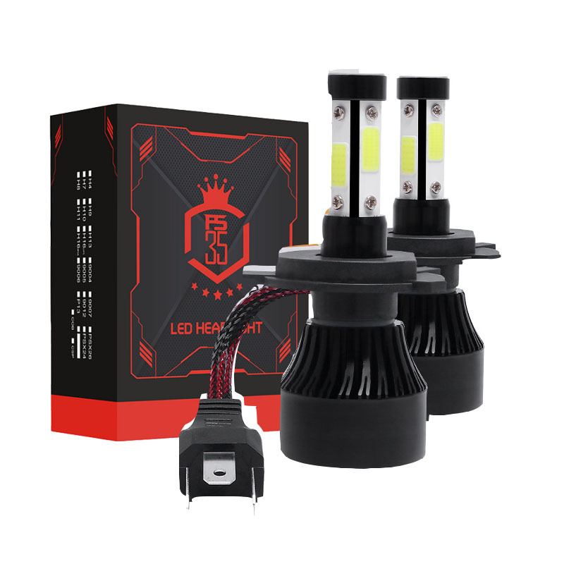 X7 LED Car Headlight 4 Sides H4 H7 H11 9004 9007 H13 9005 9006 9012 5202 Auto Bulbs Headlamp
