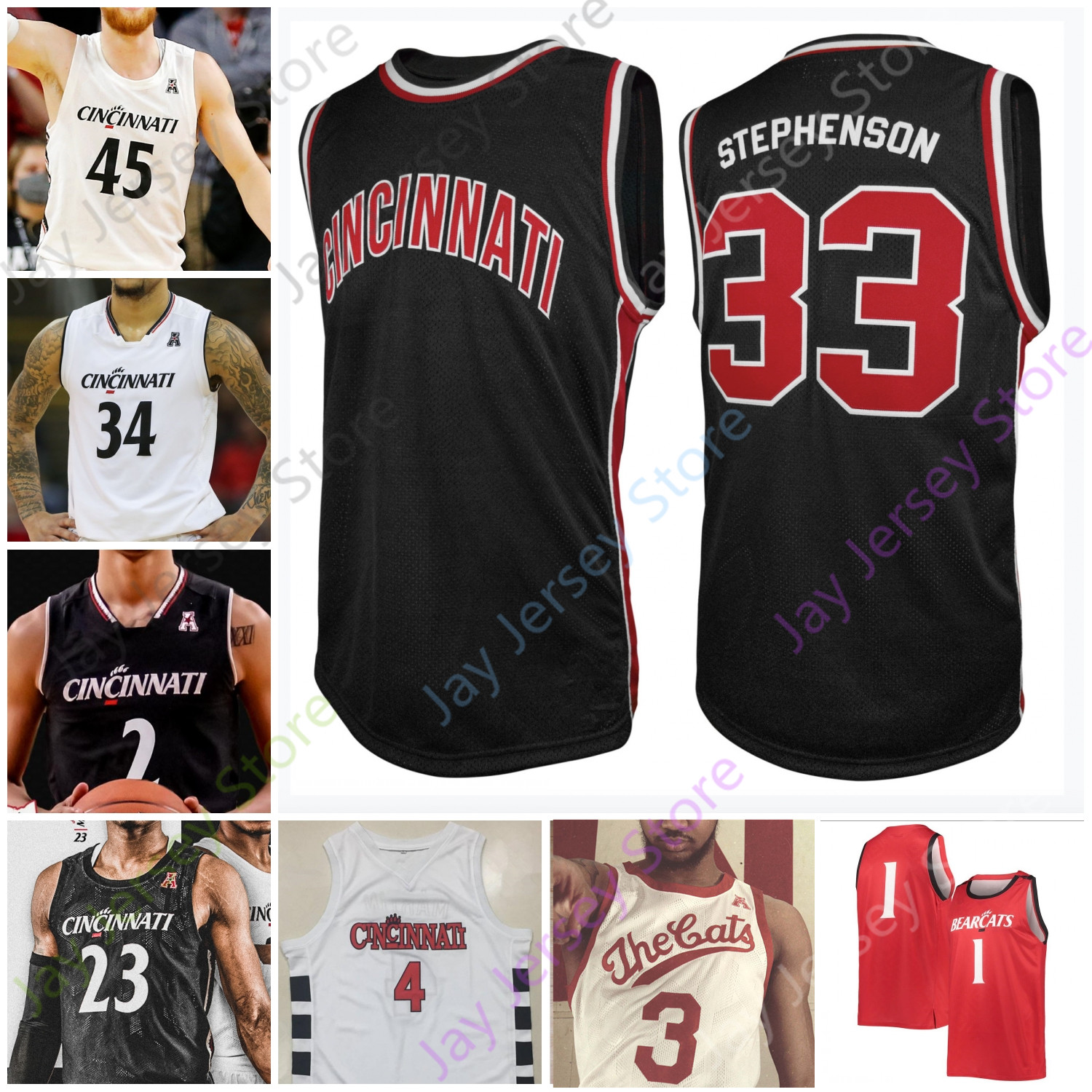 Cincinnati Bearcats Basketball Jersey NCAA College Robertson Twyman Van Exel Jeremiah Davenport David DeJulius Mason Madsen Ody Oguama Viktor Lakhin, White i
Cincinnati Bearcats Basketball Jersey NCAA College Robertson Twyman Van Exel Jeremiah Davenport David DeJulius Mason Madsen Ody Oguama Viktor Lakhin, White i