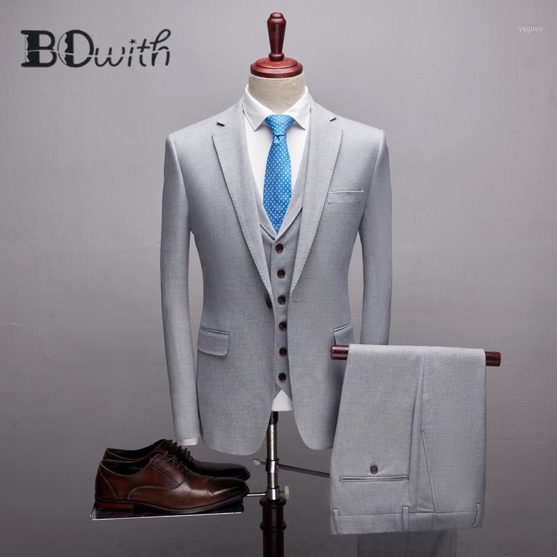Men's Suits & Blazers Grey Slim Fit Men Notched Collar One Buttons 3 Pieces Suits(Jacket+Pants+Vest) Groom Wedding Party Tuxedos, 007
Men's Suits & Blazers Grey Slim Fit Men Notched Collar One Buttons 3 Pieces Suits(Jacket+Pants+Vest) Groom Wedding Party Tuxedos, 007