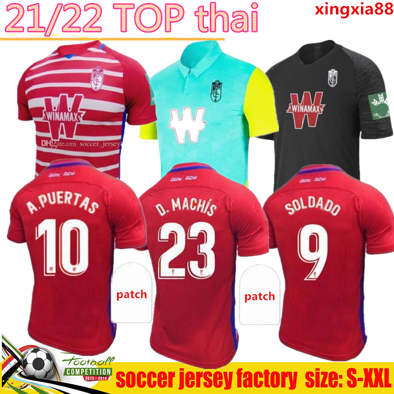 21 22 Granada CF Soccer Jersey Molina Soro Germán L. Suárez A. Puertas 2021 2022 Domingo D. D. MACHIS AZEEZ C.NEVA HOGAR ALEJADA 3RD MEN Men' Custom Soccer Uniforms Tops, 21/22 3rd
21 22 Granada CF Soccer Jersey Molina Soro Germán L. Suárez A. Puertas 2021 2022 Domingo D. D. MACHIS AZEEZ C.NEVA HOGAR ALEJADA 3RD MEN Men' Custom Soccer Uniforms Tops, 21/22 3rd