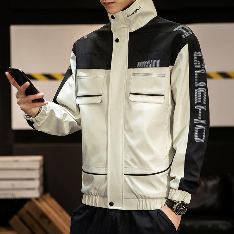 Men's Jackets 2021 Casual Jacket Men Spring Autumn Outerwear Mens Stand Collar Thick And Coats Male For Clothing Brand