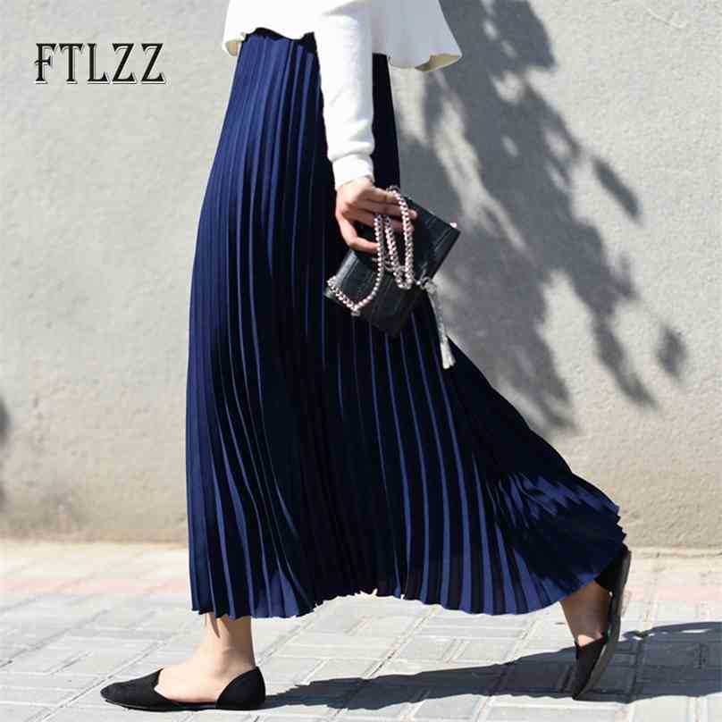 Fashion Vintage Pleated Skirts Women Slim Elastic High Waisted Solid Long Ladies Elegant Office Maxi Skirt 210525, White
Fashion Vintage Pleated Skirts Women Slim Elastic High Waisted Solid Long Ladies Elegant Office Maxi Skirt 210525, White