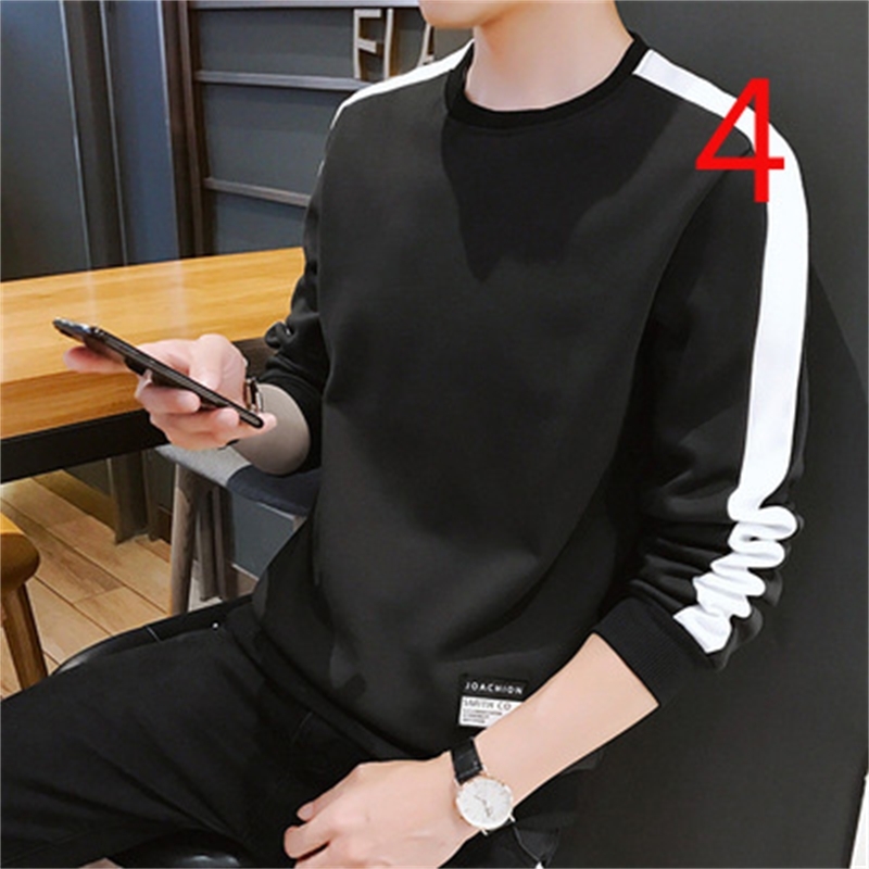 Long-sleeved t-shirt men's cotton autumn men's shirt inside men's autumn clothes Slim 210623