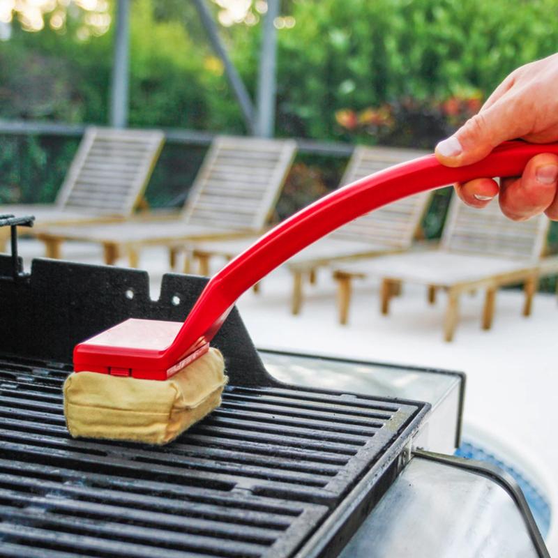 Tools & Accessories Barbecue Grill Brush Cleaning Brushes Bbq Cleaner With Replaceable Head Bristle Durable Outdoor Home