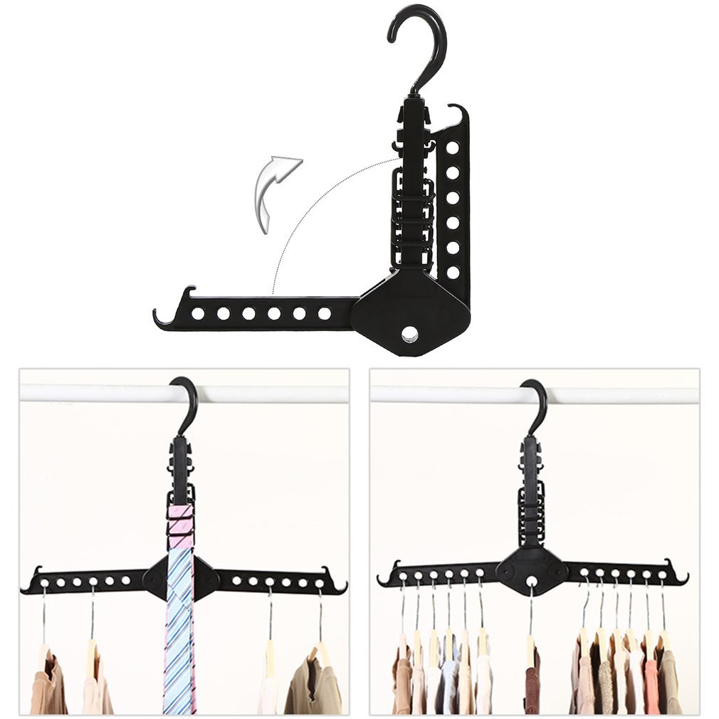 Hanger Rack Clothing Space Saver Foldable Hanger Multifunctional Magic Closet Organizer New Collection