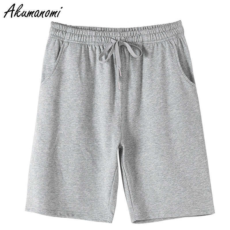 plus size 7xl 6xl 5xl 43xxl black gray khaki beige purple oversize women high waist shorts korean loose casual basic sweatpants 210611
