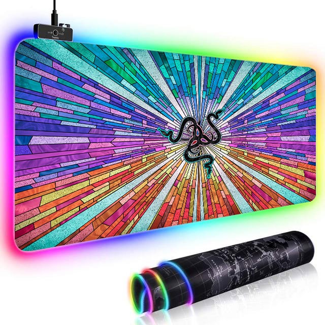 Large RGB Mouse Pad xxl Gaming Mousepad LED Mause Pad Gamer Copy Razer Mouse Carpet Big keyboard mouse pad Mat with Backlit gift