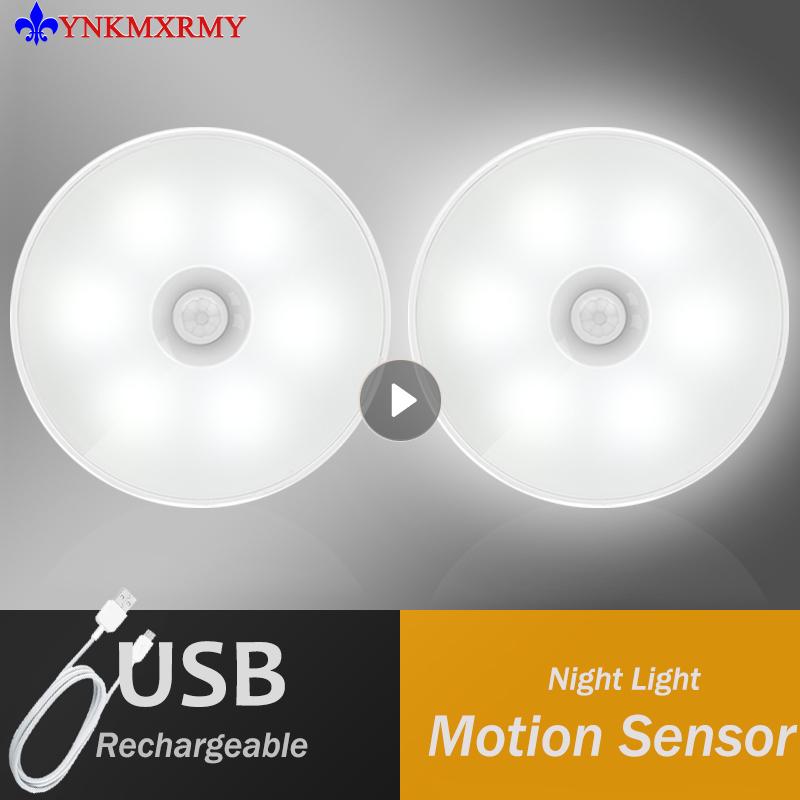 Night Lights PIR Motion Sensor LED Light USB Rechargeable Smart Lamp For Home Bedroom Kitchen Cabinet Wireless Closet
Night Lights PIR Motion Sensor LED Light USB Rechargeable Smart Lamp For Home Bedroom Kitchen Cabinet Wireless Closet