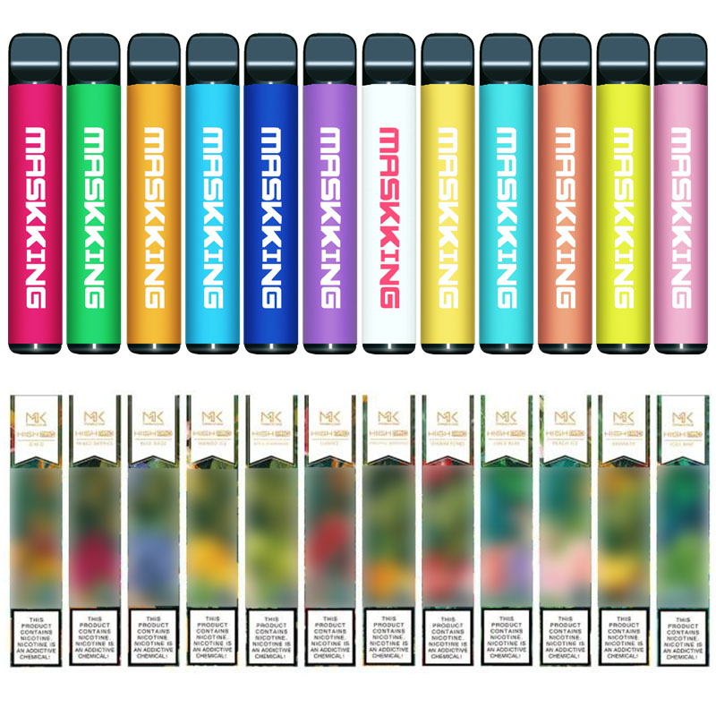 Good Quality 1000 Puffs Maskking High Pro Electronic Cigarette 650mAh Vapor Kit Vaporizer Disposable Vape Pen
Good Quality 1000 Puffs Maskking High Pro Electronic Cigarette 650mAh Vapor Kit Vaporizer Disposable Vape Pen