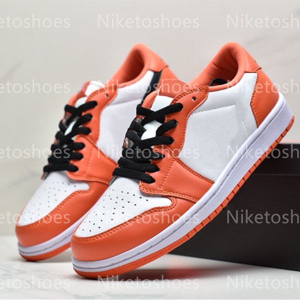 1 Low OG Shattered Backboard casual sneaker mens sports Laser orange White Black Women Runner Leisure Skate Shoes, Color 01
1 Low OG Shattered Backboard casual sneaker mens sports Laser orange White Black Women Runner Leisure Skate Shoes, Color 01