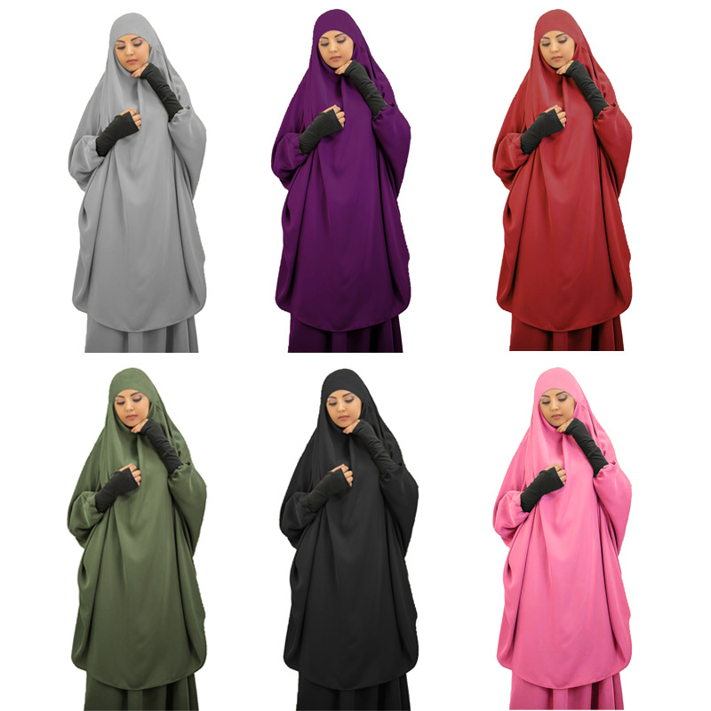 Eid Hooded Muslim Women Hijab Dress Prayer Garment Set Long Khimar Skirt 2 Piece Jilbab Abaya Ramadan Gown Abayas Islamic Niqab
Eid Hooded Muslim Women Hijab Dress Prayer Garment Set Long Khimar Skirt 2 Piece Jilbab Abaya Ramadan Gown Abayas Islamic Niqab