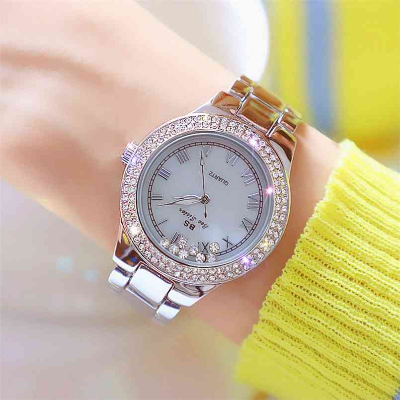 Women Luxury Brand Watch Wristwatches Crystal Silver Dress Stainless Steel Clock Montre Femme 210707
Women Luxury Brand Watch Wristwatches Crystal Silver Dress Stainless Steel Clock Montre Femme 210707