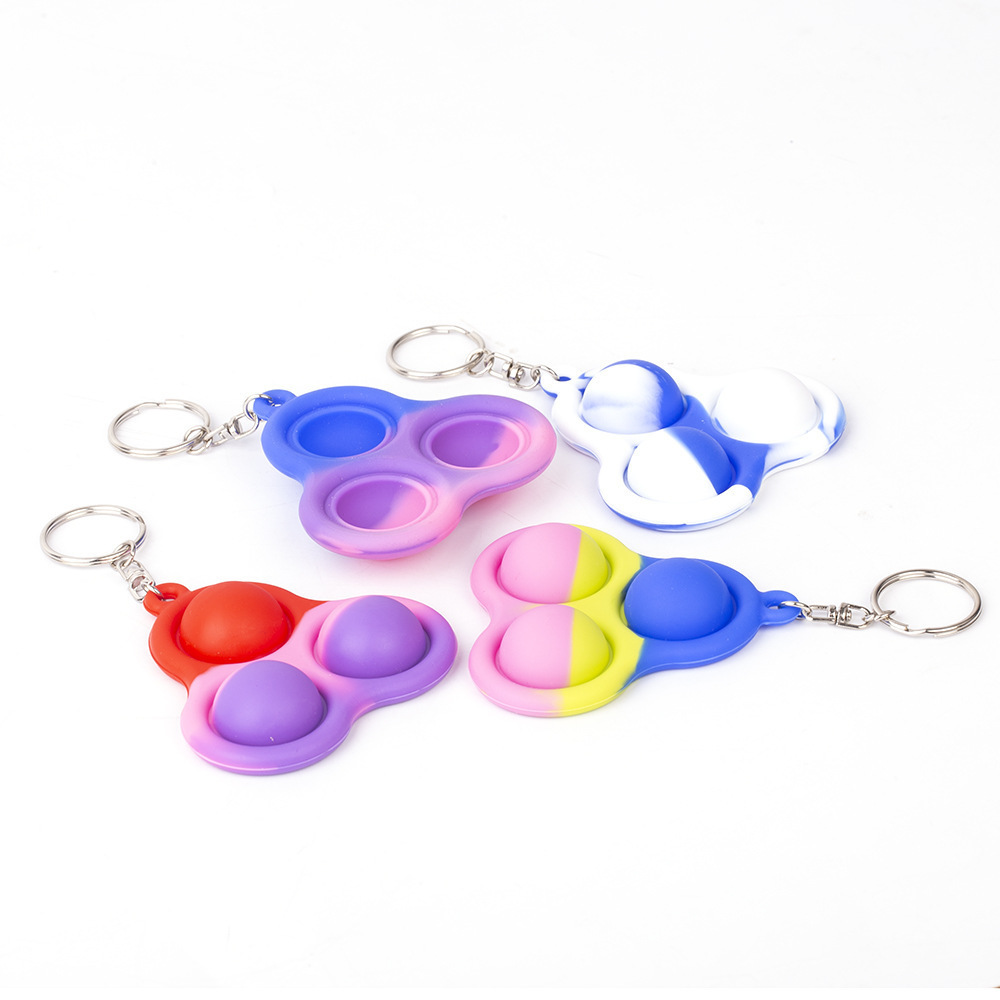 Simple Dimple Keychain Fidget Sensory Push Pop Toys Press Bubble Triangle Key chain Bag Pendant Squeeze Silicone Gift Kid Favorits Portable
Simple Dimple Keychain Fidget Sensory Push Pop Toys Press Bubble Triangle Key chain Bag Pendant Squeeze Silicone Gift Kid Favorits Portable