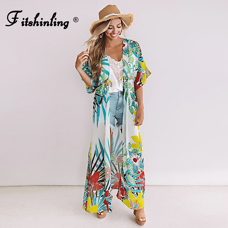 Fitshinling Print Floral Summer Kimono Cotton Sexy Slim Beach Cover Up Swimwear Bohemian Vintage Holiday Bikini Outing Hot 2021
Fitshinling Print Floral Summer Kimono Cotton Sexy Slim Beach Cover Up Swimwear Bohemian Vintage Holiday Bikini Outing Hot 2021