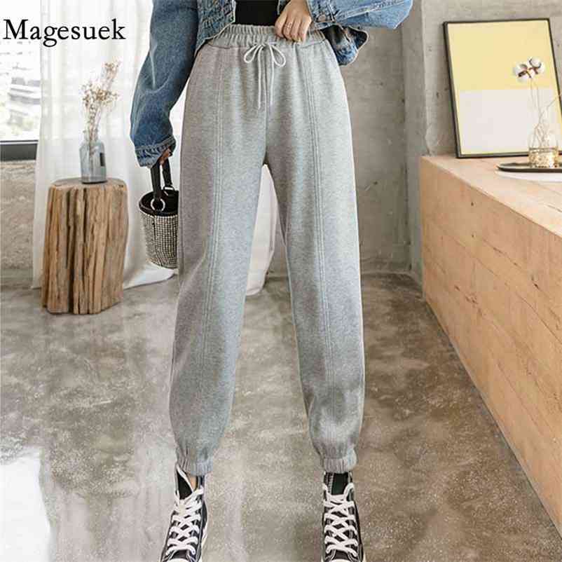Autumn and Winter Gray Drawstring Sweatpants Loose Solid High Waist Pants Slimming All-match Fashion Casual Trousers 11692 210518, Black
Autumn and Winter Gray Drawstring Sweatpants Loose Solid High Waist Pants Slimming All-match Fashion Casual Trousers 11692 210518, Black