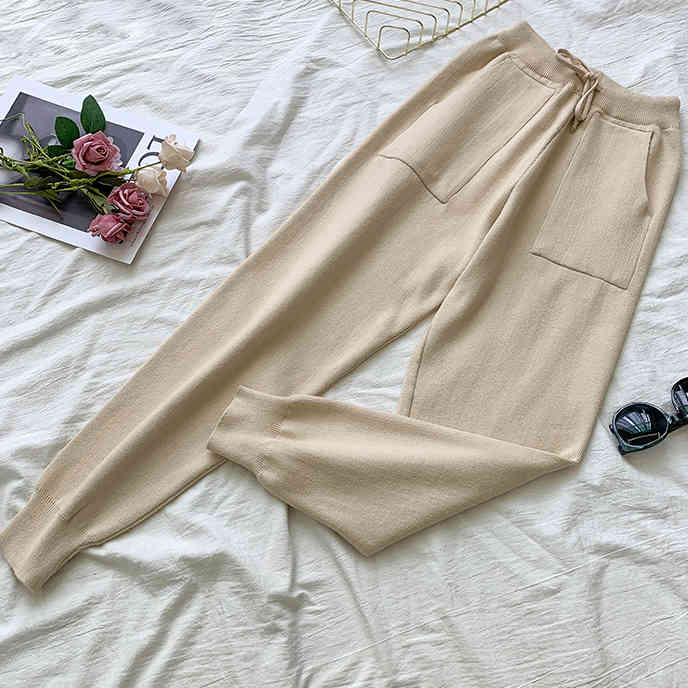 Autumn Winter Women's Tracksuits Casual Pantsuit 2piece Set Printing Short Sleeve Tops Fashion Sportswear Calf-Length Pants 210506