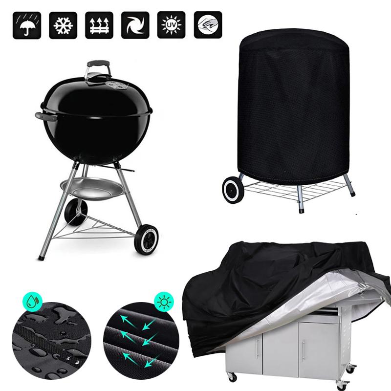 Tools & Accessories BBQ Cover Outdoor Dust Waterproof Weber Heavy Duty Grill Rain Protective Barbecue Round Black, 58x77cm
Tools & Accessories BBQ Cover Outdoor Dust Waterproof Weber Heavy Duty Grill Rain Protective Barbecue Round Black, 58x77cm
