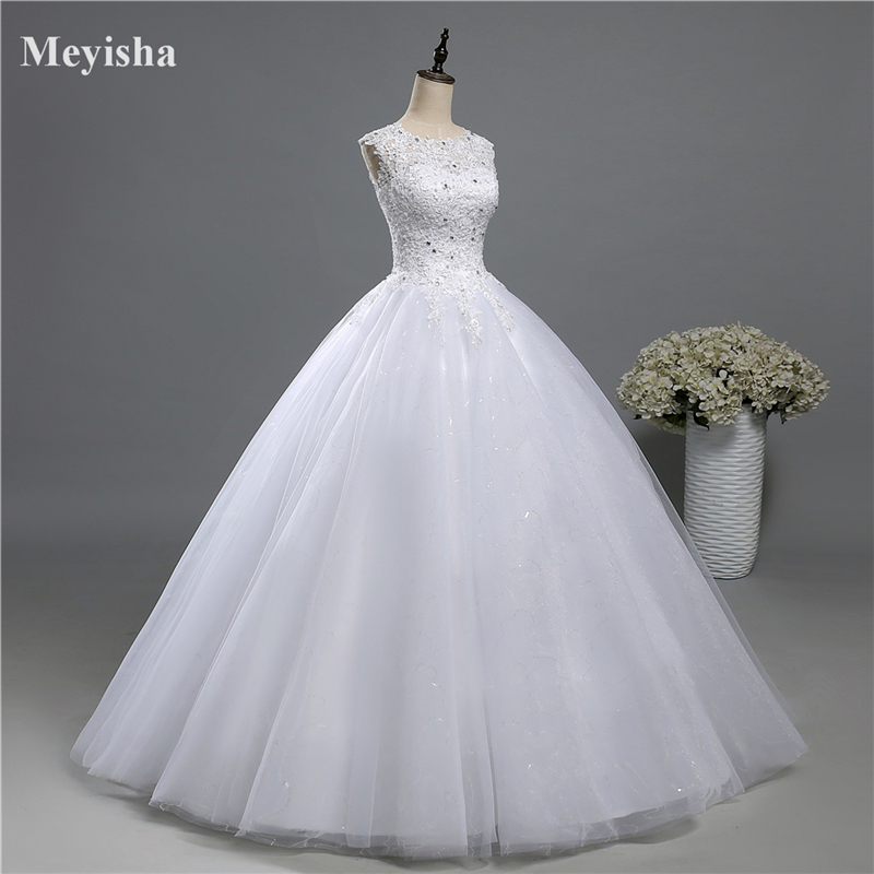 ZJ9139 High Quality Fashion style Lace Wedding Dresses for brides Full Sleeves White Ivory plus size maxi formal