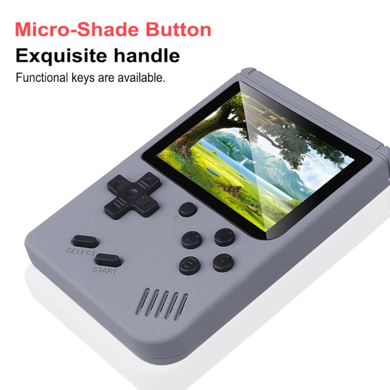 Portable 500 In 1 Games MINI Retro Video Console Handheld Game Players Boy 8 Bit 3.0 Inch Color LCD Screen Gameboy
Portable 500 In 1 Games MINI Retro Video Console Handheld Game Players Boy 8 Bit 3.0 Inch Color LCD Screen Gameboy