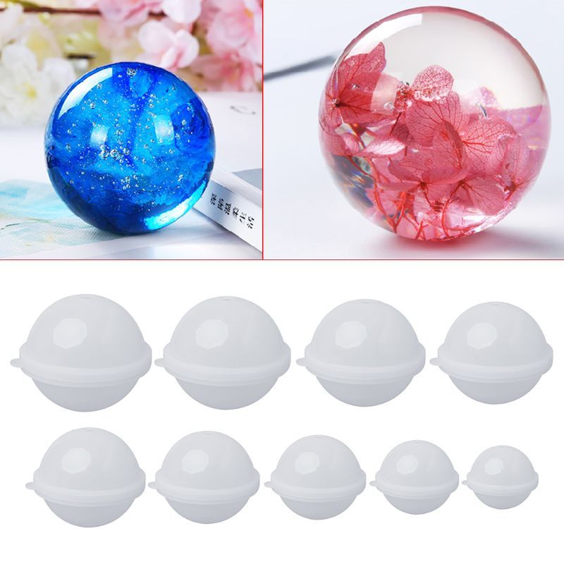 Silicone Paint Diy Stereo Spherical Jewelry Maken Diy Balls Epoxyhars Malls Ambient Handmade Cake Fondant Decoration 20-100mm