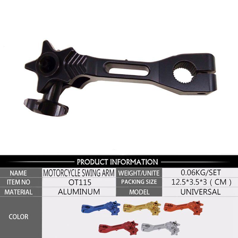 Motorcycle Brakes 1 Pcs Universal Durable Rear Brake Rocker Arm / Lever CNC Aluminum 6 Colors Motorbike Parts Accessories
Motorcycle Brakes 1 Pcs Universal Durable Rear Brake Rocker Arm / Lever CNC Aluminum 6 Colors Motorbike Parts Accessories