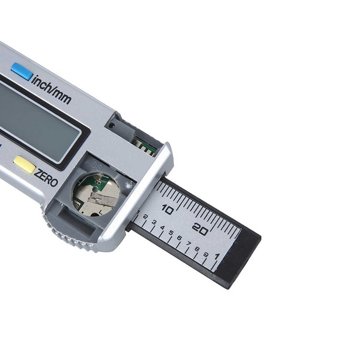 Mini LCD Car New Display Tread Depth Gauge 0-25.4mm ABS Digital Vernier Caliper mm/inch switch automatic shut off