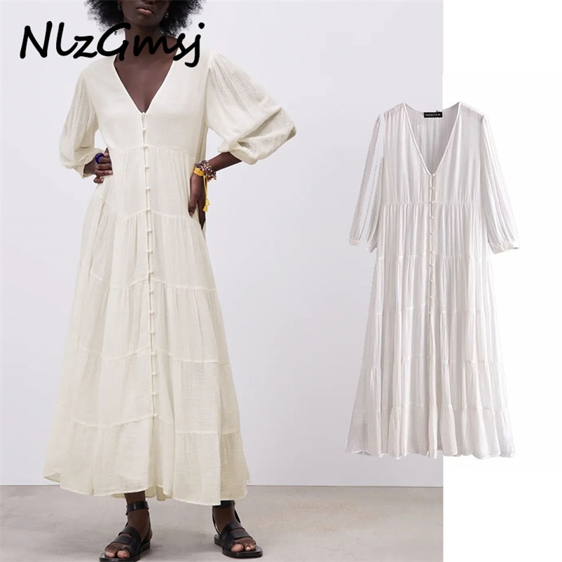 Dres Elegant Long Sleeve Button Up Flounnced dresses Loose Casual Woman 04 210628, As picture
Dres Elegant Long Sleeve Button Up Flounnced dresses Loose Casual Woman 04 210628, As picture