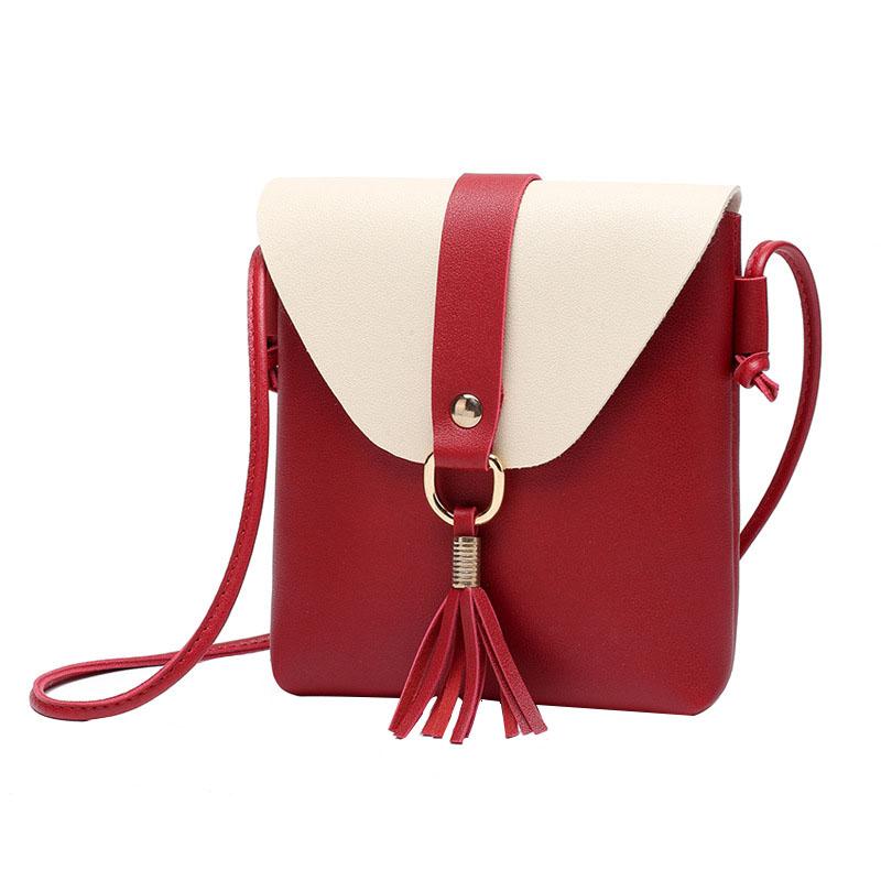 New 2020 fashion Women Tassel Mini bag trend Ins popular women messenger bags handbags shoulder bag gifts, A red
New 2020 fashion Women Tassel Mini bag trend Ins popular women messenger bags handbags shoulder bag gifts, A red