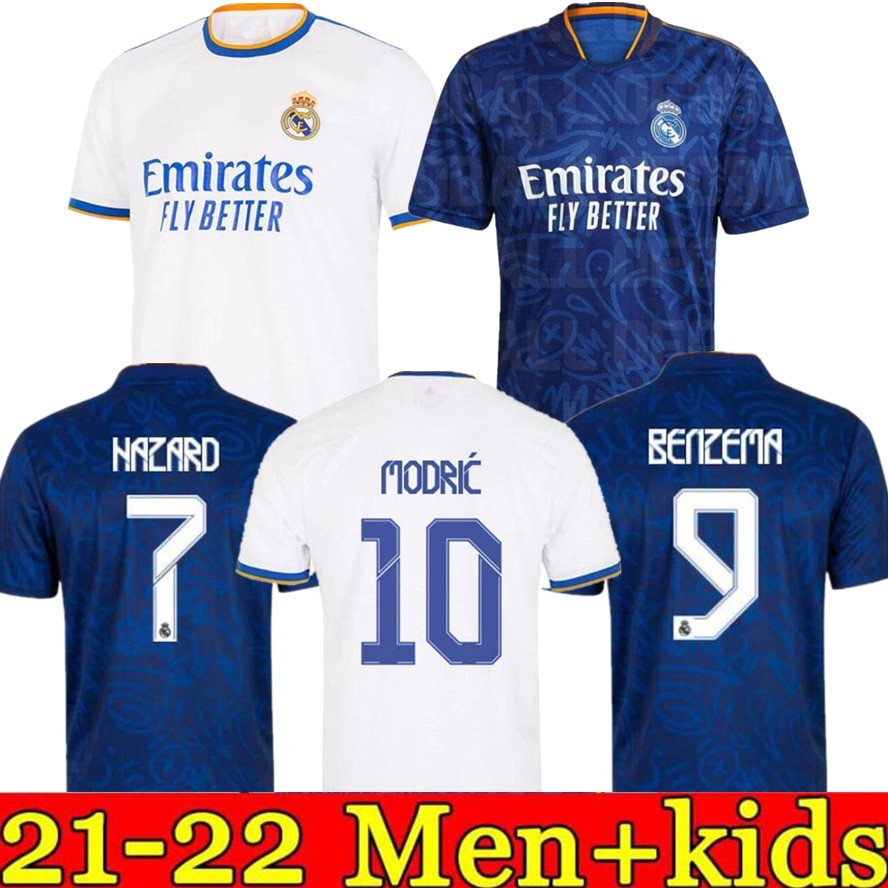REAL MADRID jerseys 21 22 soccer football shirt HAZARD SERGIO RAMOS BENZEMA camiseta men + kids jersey kit 2021 2022 fourth 4th HUMANRACE
REAL MADRID jerseys 21 22 soccer football shirt HAZARD SERGIO RAMOS BENZEMA camiseta men + kids jersey kit 2021 2022 fourth 4th HUMANRACE