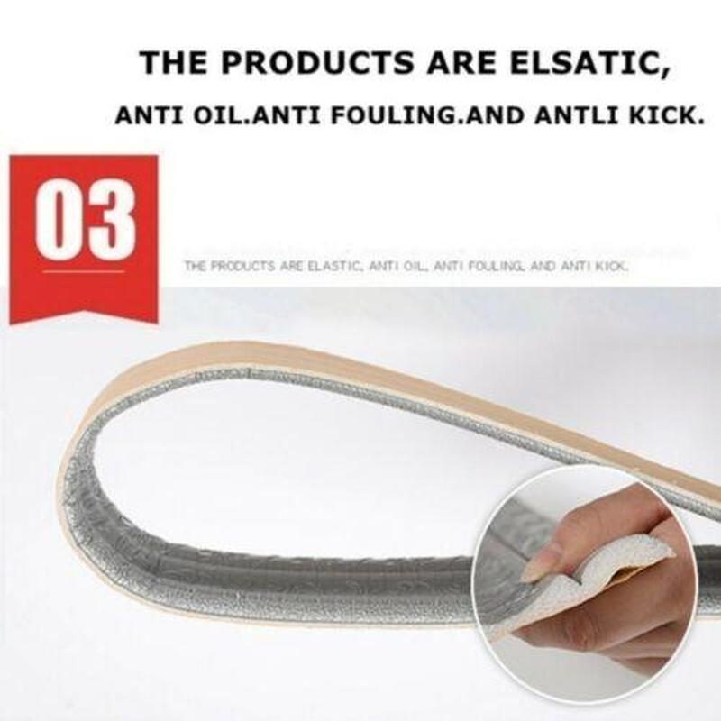 Wall Stickers 3D Foam Waterproof Self-Adhesive Wallpaper Border Decor Removable Sticker Trim Line Decorations